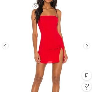 Superdown Vibrant Red Mini Dress